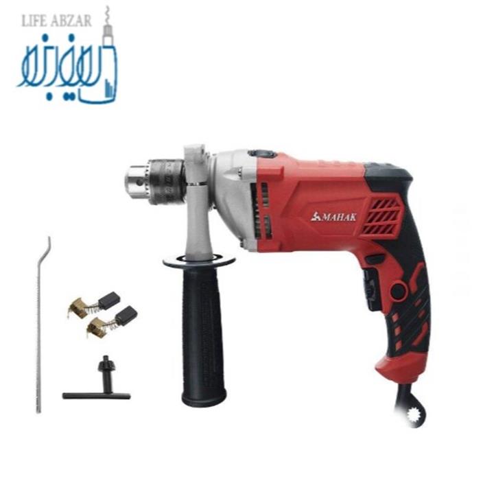دریل چکشی 13 میلیمتر نیم گیربکسی دور متغیر محک DM-13850S